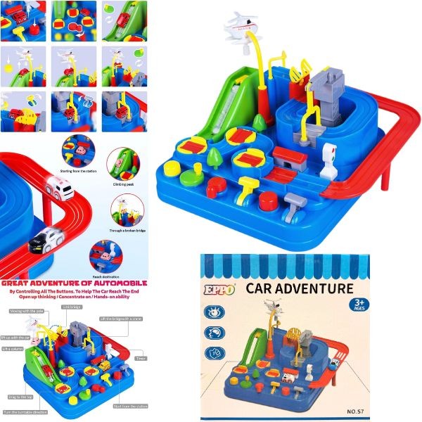 Eppo Adventures - #NO.S7 - The Car Adventure Track - Conveyor, Ramps, Rotation - 4 For $30.00