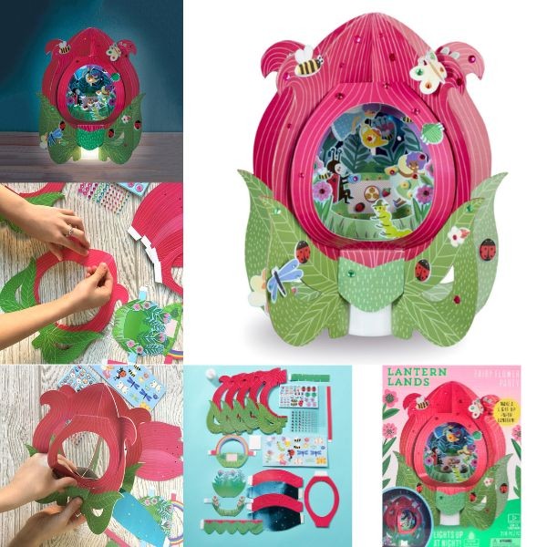 Lantern Lands - The Fairy Flower Party Kit - 220PC Kit - Create Your Own 3D Paper Lantern - #630625 - 6 Kits For $30.00