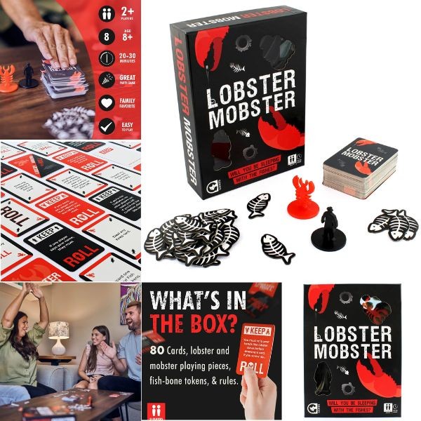 Lobster Mobster - Will You Be Sleeping With The Fishies - The Game Of Mobsters - 8 For $32.00