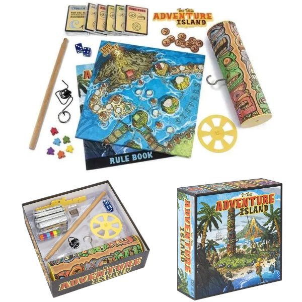 Tiki Toss Adventure Island - #00746 - Board Game With A New Hook - Master The Toss - 4 For $30.00