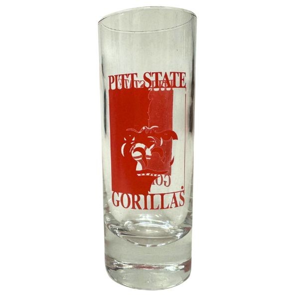 Pittsburgh State Gorillas Shot Glasses - 2.5OZ Cordial Style - Glass Shot glass - 12 For $30.00 - Other Teams