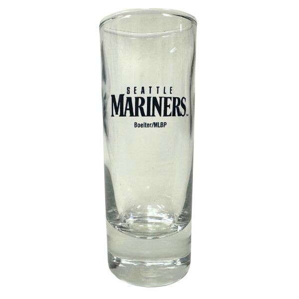 Seattle Mariners Shot Glasses - 2.5OZ Cordial Style - Glass Shot glass - 12 For $30.00 - Wholesale Seattle Mariners Products - Mariners Merchandise
