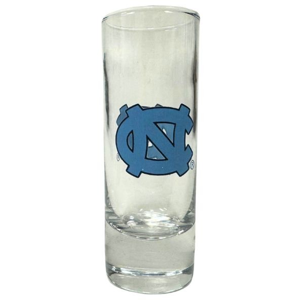 UNC Tarheels Shot Glasses - 2.5OZ Cordial Style - Glass Shot glass - 12 For $30.00 - North Carolina