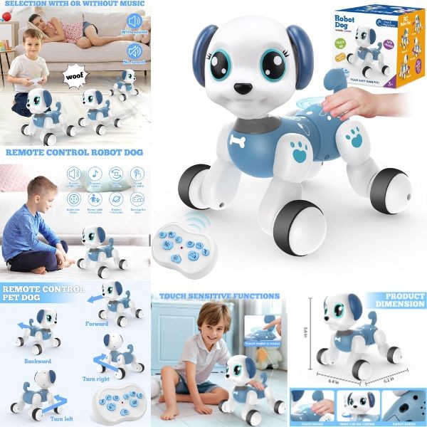 Remote Control Robot Pets - Styles/Animals May Vary - 2.4GHZ RC - Smart Pet Sounds And Movement - 3 For $30.00