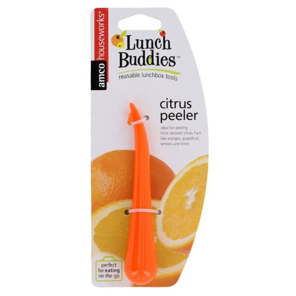 Lunch Buddies - Amco Housewares - Citrus Peeler - Perfect For Eating On The Go - 24 For $24.00