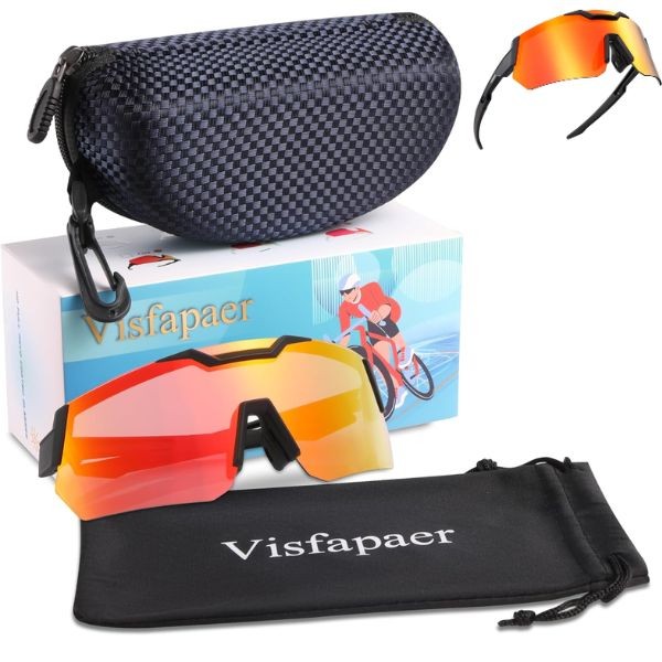 Visfa Extreme Sporting Sunglasses - Colors Vary - Included Hardcase and Cleaning Bag - 12 For $60.00