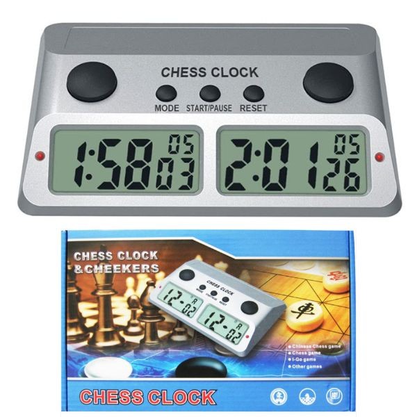 The Chess Clock - Multi-Function Gaming LCD Screen Gaming Clock - Batteries Not Included - 6 For $36.00