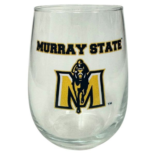 Murray State - Wine Glasses - 17OZ Digital Curve Style - Wholesale Wine - 12 For $36.00 - Other Teams