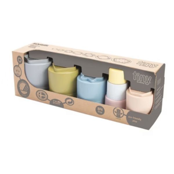 Dantoy - #QC812MKAU - The Stacker - 100% Made From Recyclable Plantbase - Toys From Denmark - 6 For $36.00