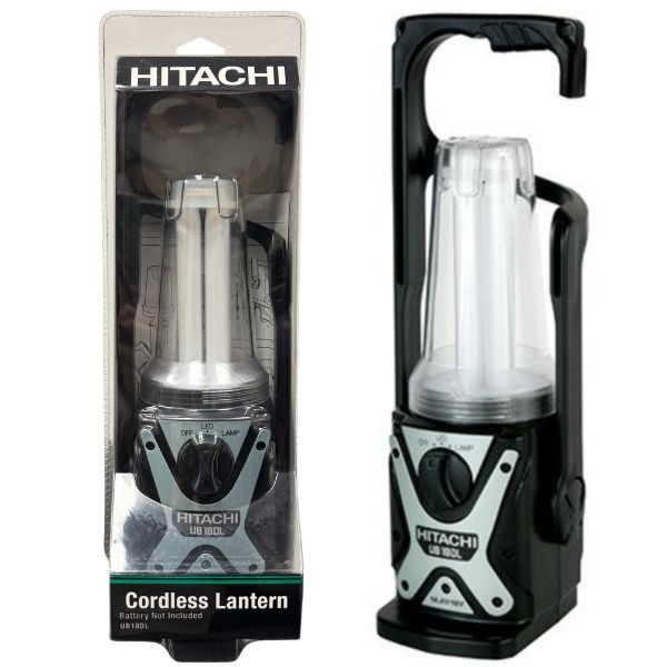 Hitachi Innovations - #UB18DL - The Cordless Lantern - LED, Hanging, 2Mode - Batteries Not Included - 4 For $34.00