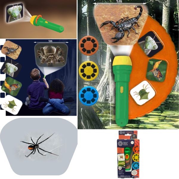 Natural History Museum - #N5202 - The Creepy Crawly Projector - Includes 24 Projections - 12 For $36.00