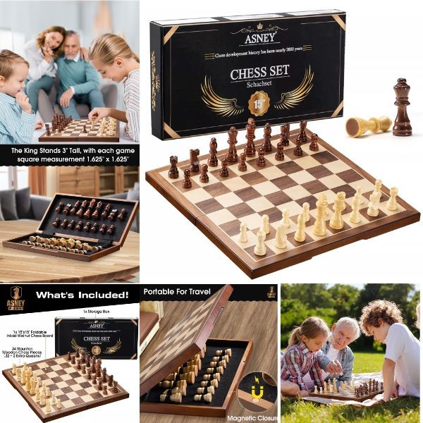 Asney Gaming - #AS0010.B2 - Premium All Wood With Felt Inlay - Foldable Storage - 4 For $34.00