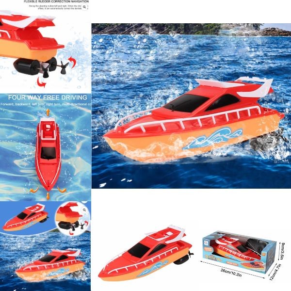 Remote Control Boat - The Speed Boat - Batteries Not Included - 6 For $36.00