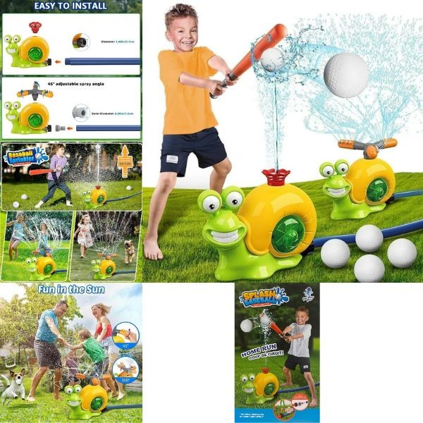 Fun Water World - The Snail - Outdoor Sprinkler Fun - Balls Included - 4 For $30.00