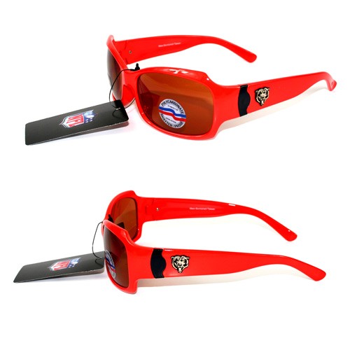 Chicago Bears Sunglasses - The Bombshell Style - Polarized - Orange - 2 Pair For $12.00 - Wholesale Chicago Bears Products - Bears Merchandise