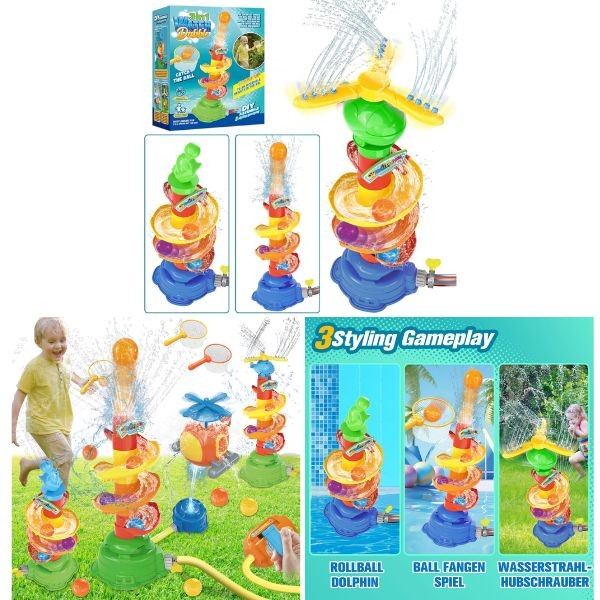 Water Dabble 3in1 - 3Mode Gameplay - Launch The Ball In the Air - Water Toy - 4 For $30.00