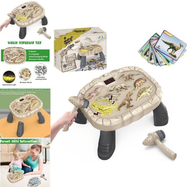 Dinosaur Duels Kit - The Whack Mole Digital Dueling Table - STEM Learning Fun - 3 Kits For $30.00