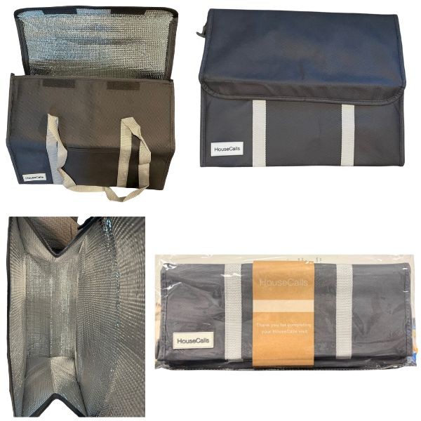 The 30 Packer Tote - House Calls - Insulated Tote With Sewn Stitch Handles - 12 For $36.00