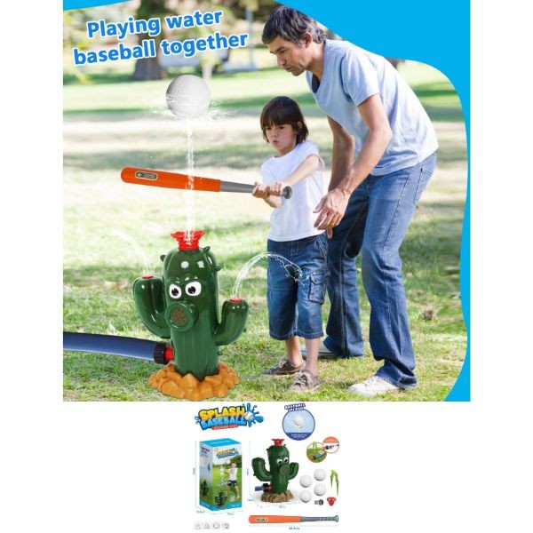 Splash Baseball - #Y8695-1.CACTUS - 2N1 Sprinkler And Baseball Trainer - 4 For $30.00
