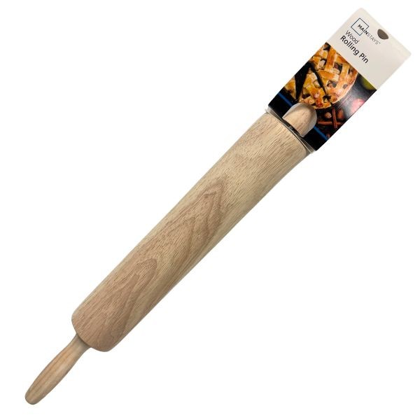 Mainstays Wooden Rolling Pin - #99291 - 18" Wood Rolling Pin - 12 For $36.00