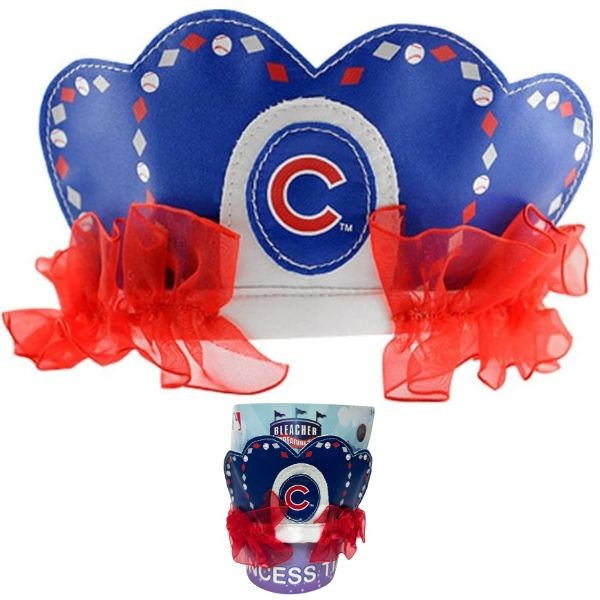 Chicago Cubs Fan Gear - The Princess Tiara - 6 For $15.00 - Wholesale Chicago Cubs Products - Cubs Merchandise