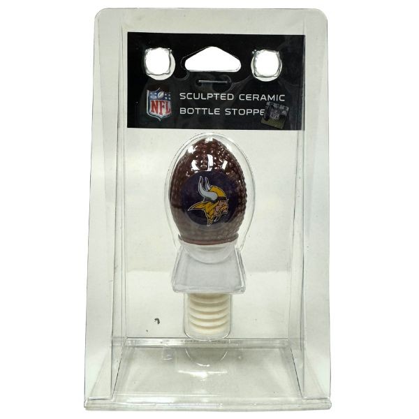 Minnesota Vikings - Ceramic Bottle Stopper - 6 For $15.00 - Wholesale Minnesota Vikings Products - Vikings Merchandise 2