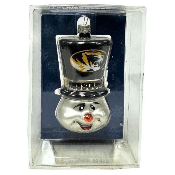 Missouri Tigers Ornaments - The Top Hat Snowman Style - 5 For $15.00 - Missouri Tigers