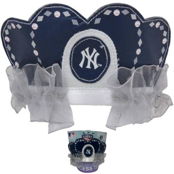 New York Yankees Fan Gear - The Princess Tiara - 6 For $15.00 - Wholesale New York Yankees Products - Yankees Merchandise