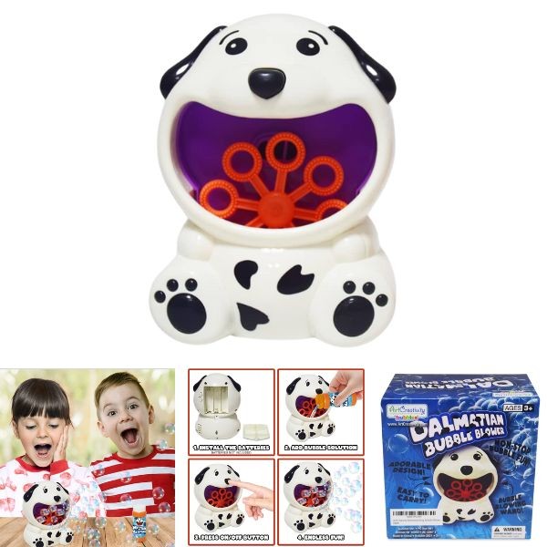 Port Creativity - The Dalmatian Bubble Blower - Non-Stop Bubble Fun - 8 For $32.00