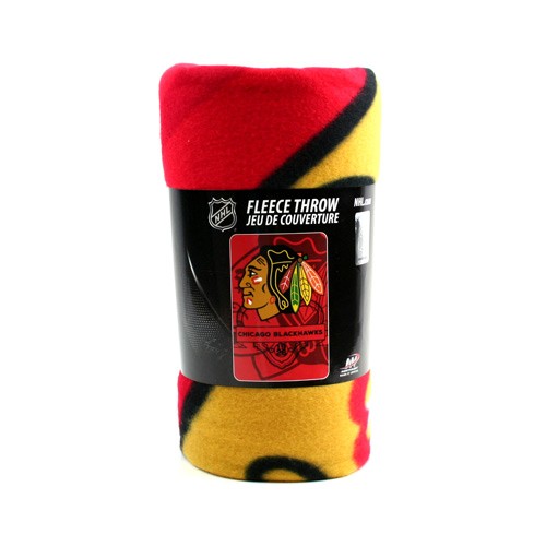Chicago Blackhawks Blankets - 40"x60" Fleece - Pad Save Style - $9.50 Each - Chicago Blackhawks