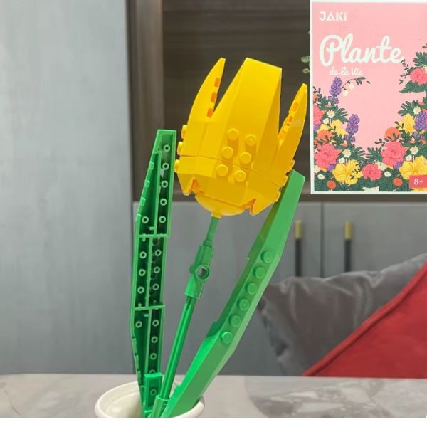 The Jaki Plante - The Yellow Flower - #JK2620 - 20PC STEM Block Building Kit - 12 Kits For $24.00