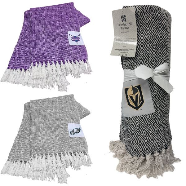 Las Vegas Knights Blankets - 50"x60" - The Farmhouse Throw - 3 For $30.00