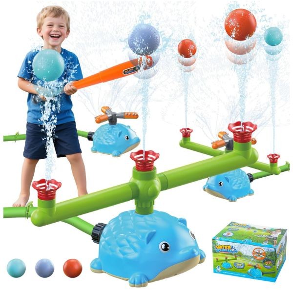 The Water Sprinkler - #Hedeghog.Y8718 - 3in1 Baseball Toy - 360 Rotation - 4 For $30.00