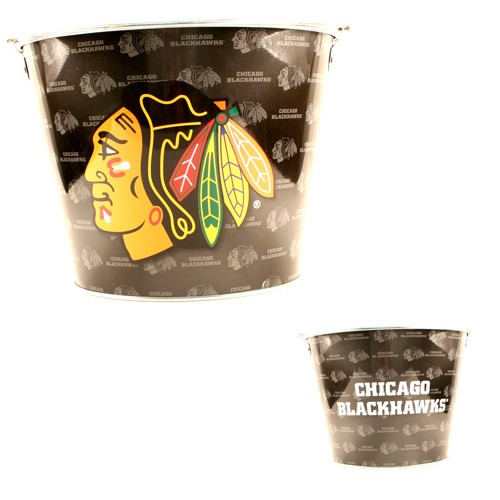 Chicago Blackhawks Buckets - Full Wrap - (Pattern May Be Different Than Pictured) - $6.50 Each - Chicago Blackhawks