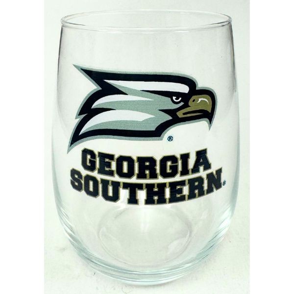 Georgia Southern University Wine Glass - 17OZ Digital Curve Style - 8 For $32.00 - Other Teams