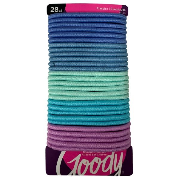 Goody Hair Products - #18148 - 28Count Pack Ouchless Damage Free Hold Hair Ties - 24 Packs For $24.00