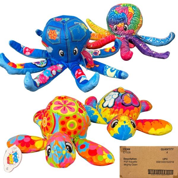 Pop Soft 9" to 11" Super Cloud Plush - The Color Collection - Assorted Styling - 12 For $36.00