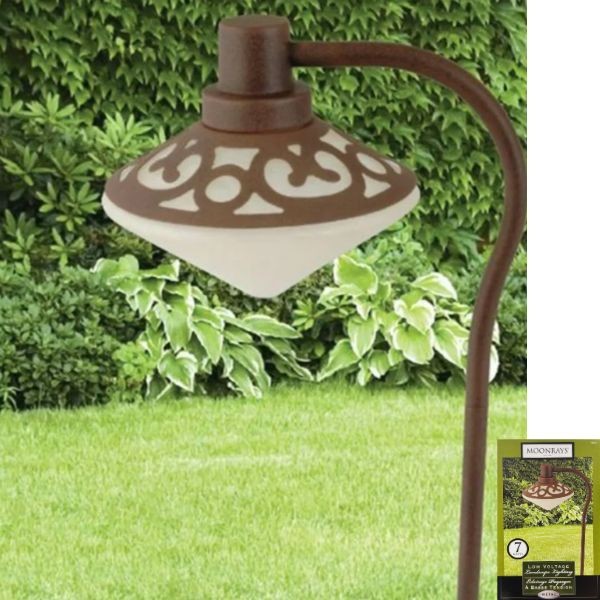 Moonrays Lighting - 7Watt Low Voltage Metal Vintage Landscape Lighting - 8 For $32.00