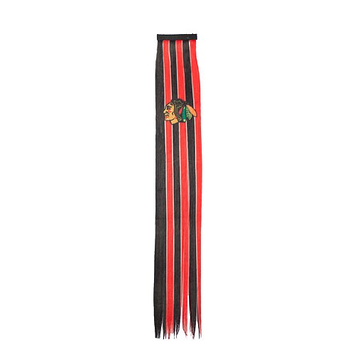 Chicago Blackhawks Fan Gear - Fan Hair Extensions - 12 Fan Hair For $30.00 - Chicago Blackhawks