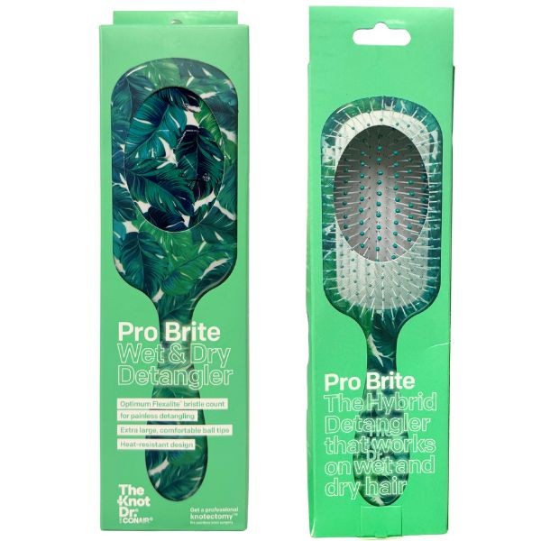 The Knot DR. By Conair - Pro Brite Wet & Dry Detangler Brush - The Hybrid - 10 For $35.00