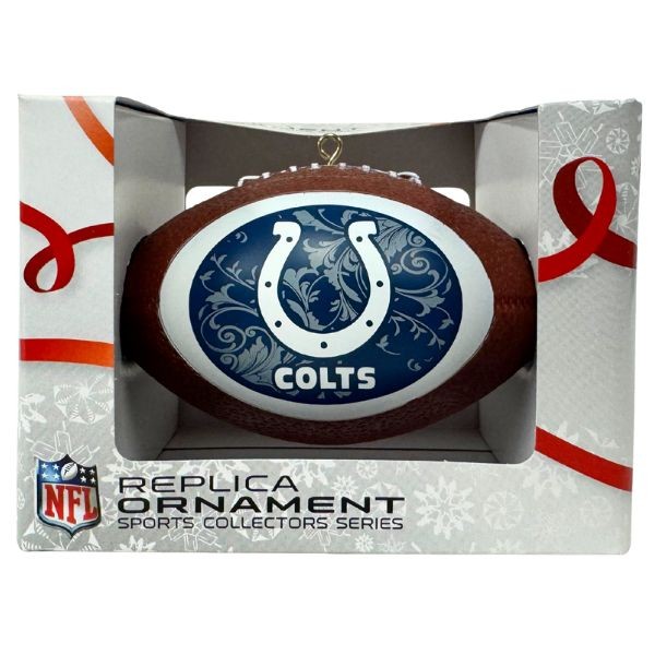 Indianapolis Colts Ornaments - The Footballer - Team Spirit Collection - 6 For $21.00 - Wholesale Indianapolis Colts Products - Colts Merchandise