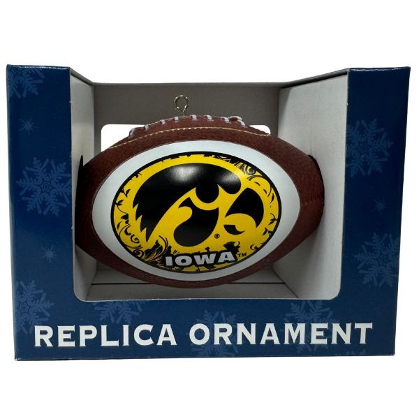 Iowa Hawkeyes Ornaments - The Footballer - Team Spirit Collection - 6 For $21.00 - Iowa Hawkeyes