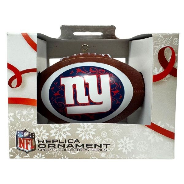 New York Giants Ornaments - The Footballer - Team Spirit Collection - 6 For $21.00 - Wholesale New York Giants Product - Giants Merchandsie 2