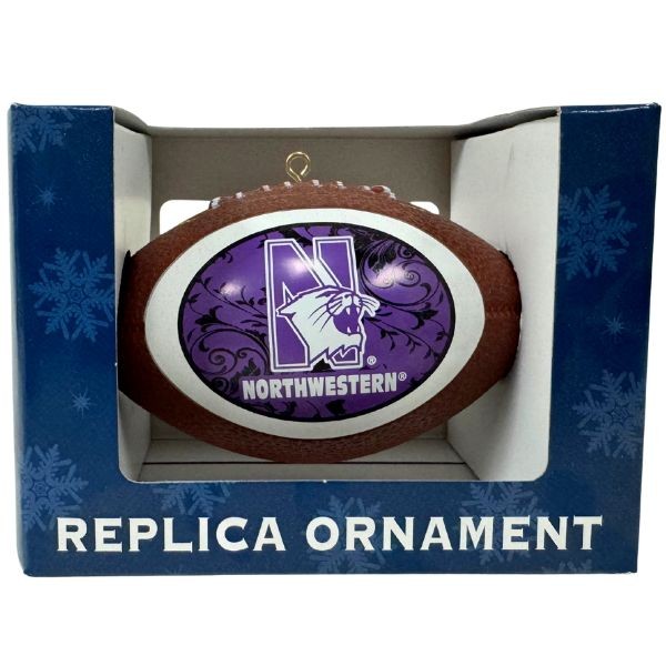Northwestern Wildcats Ornaments - The Footballer - Team Spirit Collection - 6 For $21.00 - Other Teams
