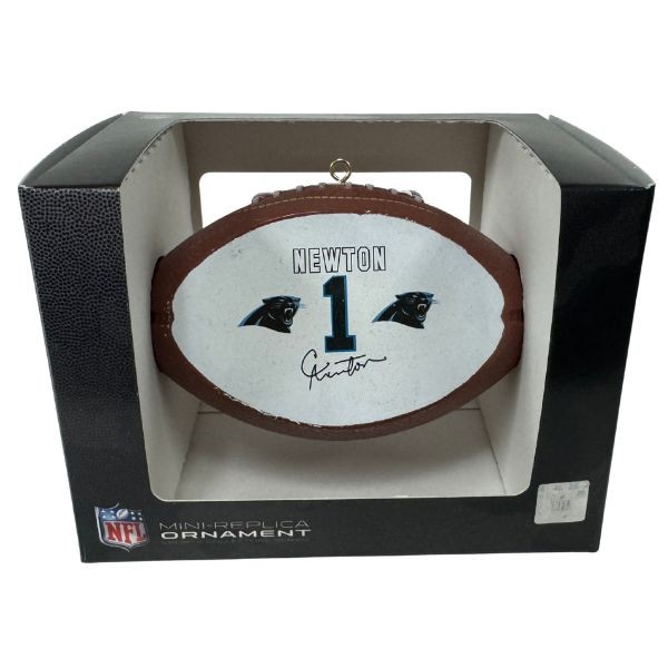 Cam Newton Carolina Panthers Ornaments - The Footballer - Team Spirit Collection - 6 For $21.00 - Wholesale Carolina Panthers Products - Carolina Football