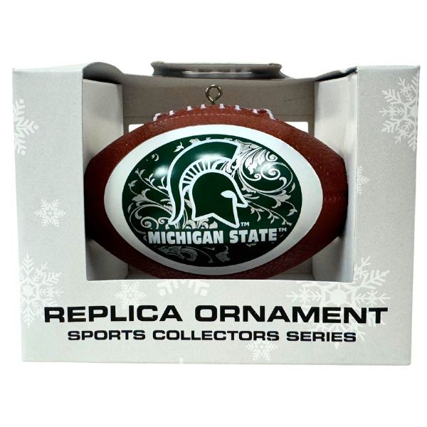 Michigan State Spartans Ornaments - The Footballer - Team Spirit Collection - 6 For $21.00 - Michigan State