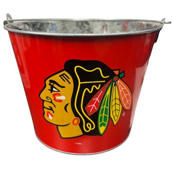 Chicago Blackhawks - #SolidRed - Team 5QT Solid Red Team Beer Buckets - 6 For $36.00