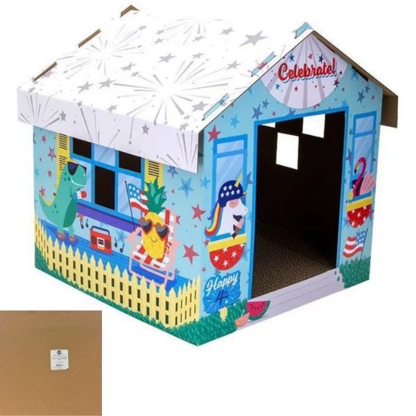 Sun Squad - The Americana - Celebrate Cat House Scratcher - 6 For $36.00