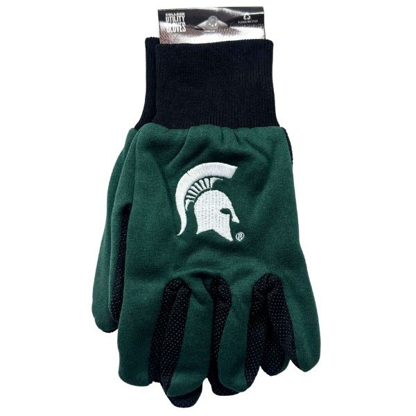 Michigan State Spartans - Utility Grip Gloves - 12 Pair For $36.00 - Michigan State