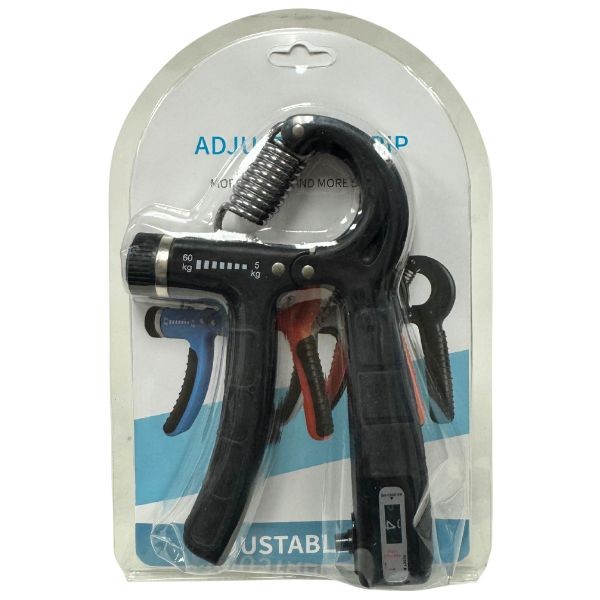 Adjustable Strength Grip - #Blister - Colors May Vary - Spring With Power Settings - 10 For $35.00 - Wholesale Mystery Merchandise - Wholesale John Deere - Wholesale Licensed Products